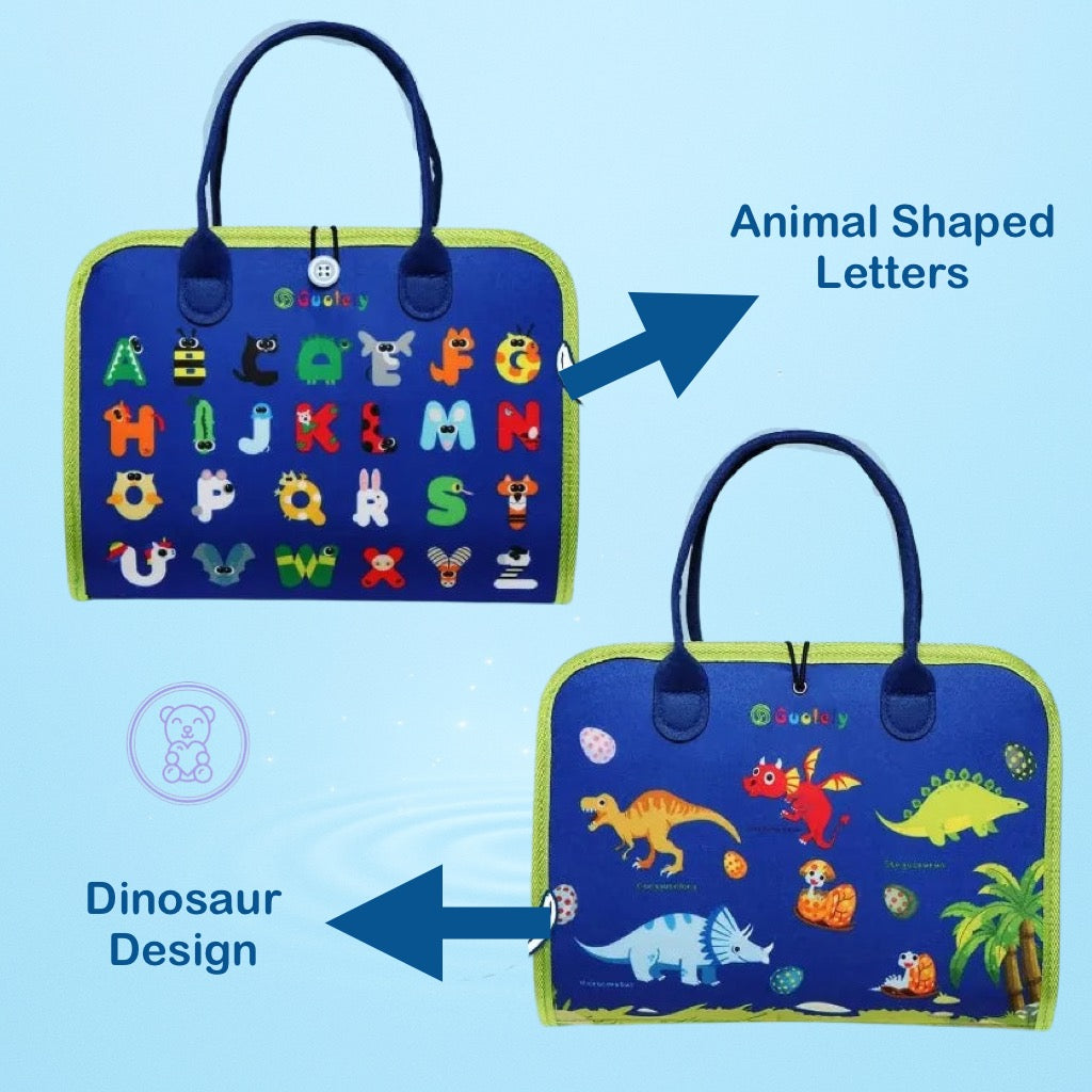 Mombelo™ BusyBoard Pro – Multi-Skill Montessori Learning Board for Kids