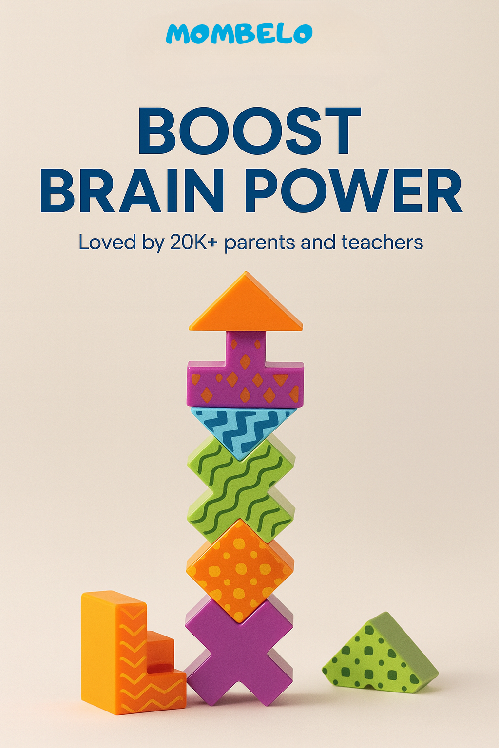 Mombelo™ Brainometry STEM Toy Set – 34 Brain-Boosting Pieces for Kids Ages 5+ (Copy)