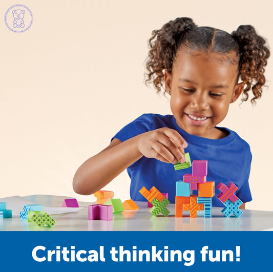 Mombelo™ Brainometry STEM Toy Set – 34 Brain-Boosting Pieces for Kids Ages 5+ (Copy)