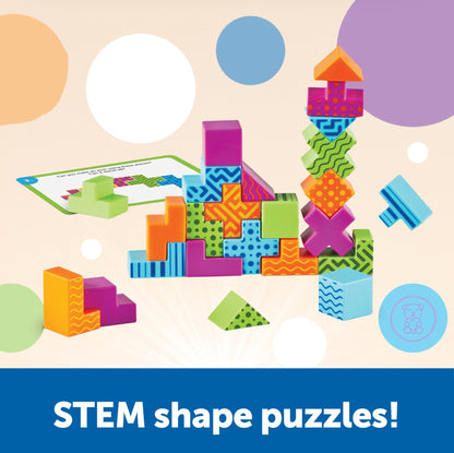Mombelo™ Brainometry STEM Toy Set – 34 Brain-Boosting Pieces for Kids Ages 5+ (Copy)